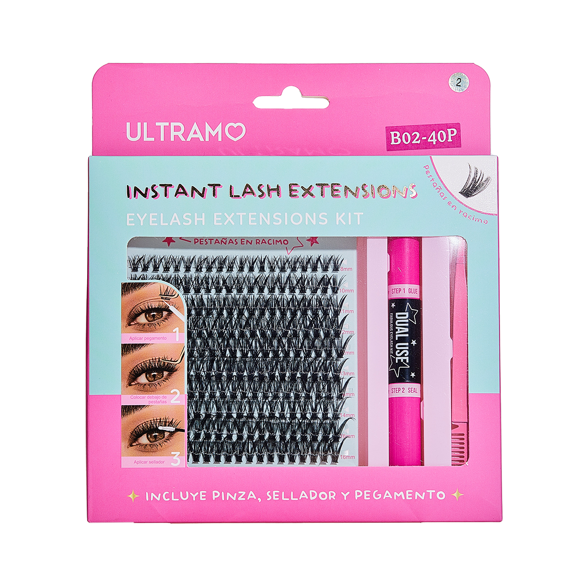 ULTRAMO Kit de Pestañas Fabulosas FE007