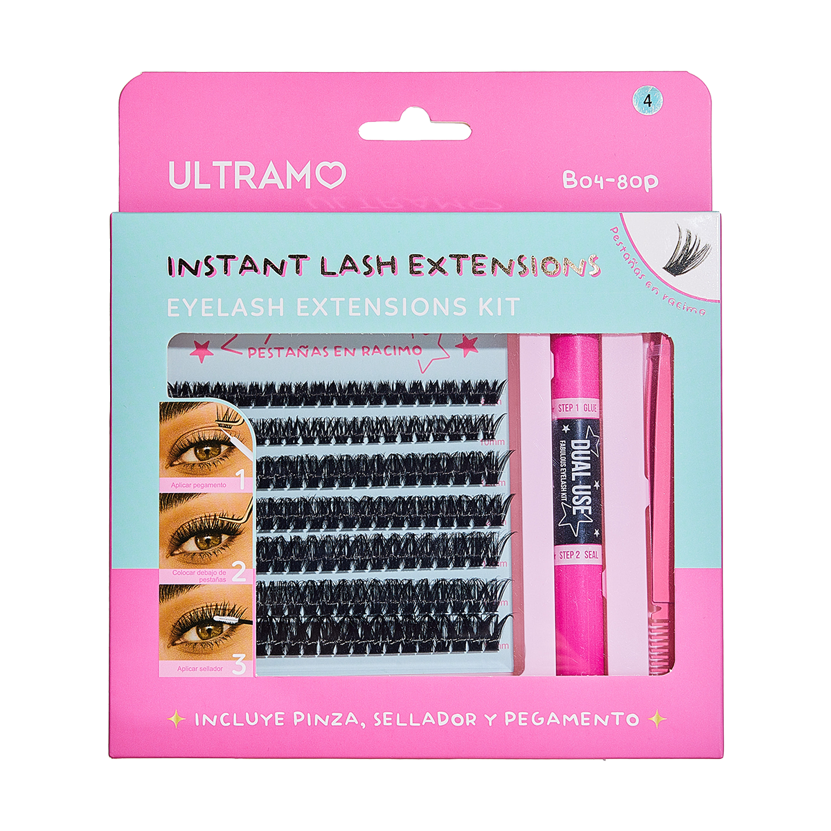 ULTRAMO Kit de Pestañas Fabulosas FE007