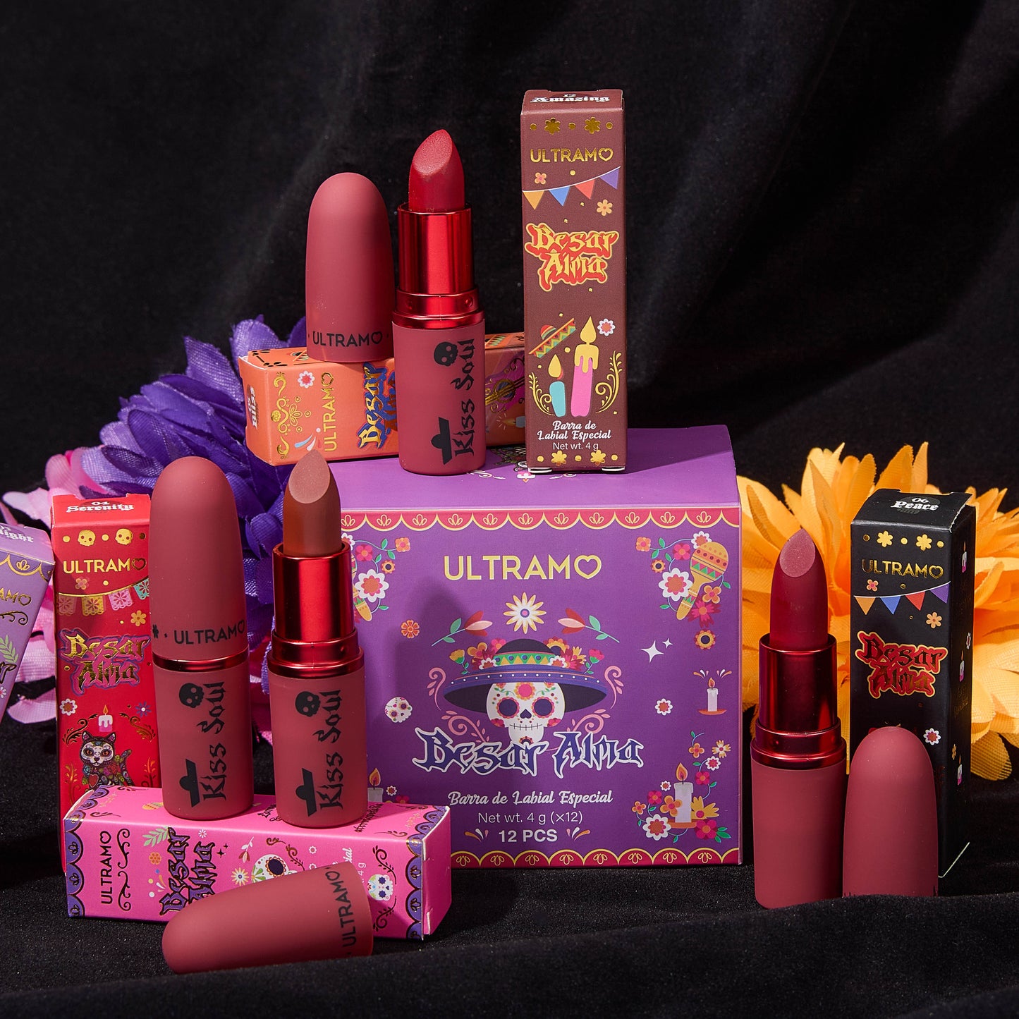 ULTRAMO Barra de Labial Especial WA042 El Día de los Muertos | Herramientas | Accesorios | Maquillaje | Regalo
