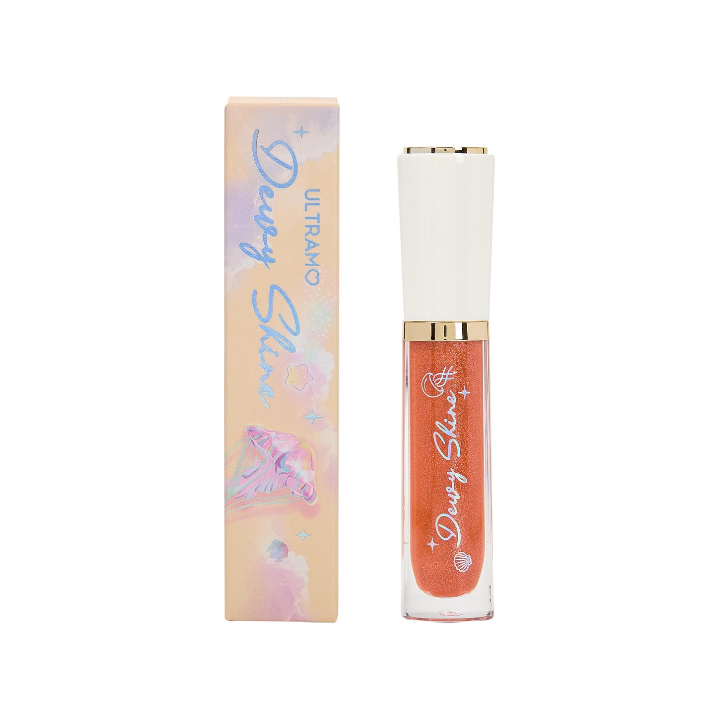 ULTRAMO 6 Colores Chapado oro Borde tuk Lip Gloss WC023