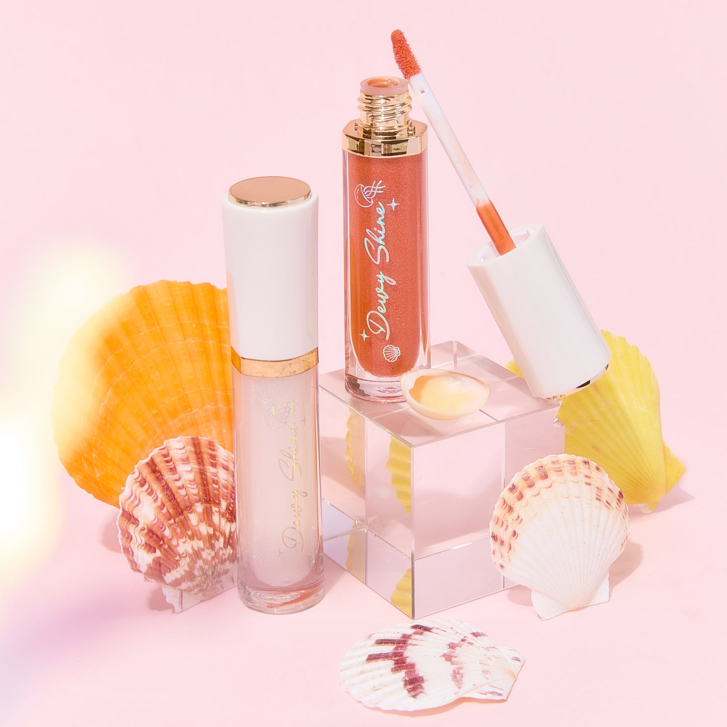ULTRAMO 6 Colores Chapado oro Borde tuk Lip Gloss WC023