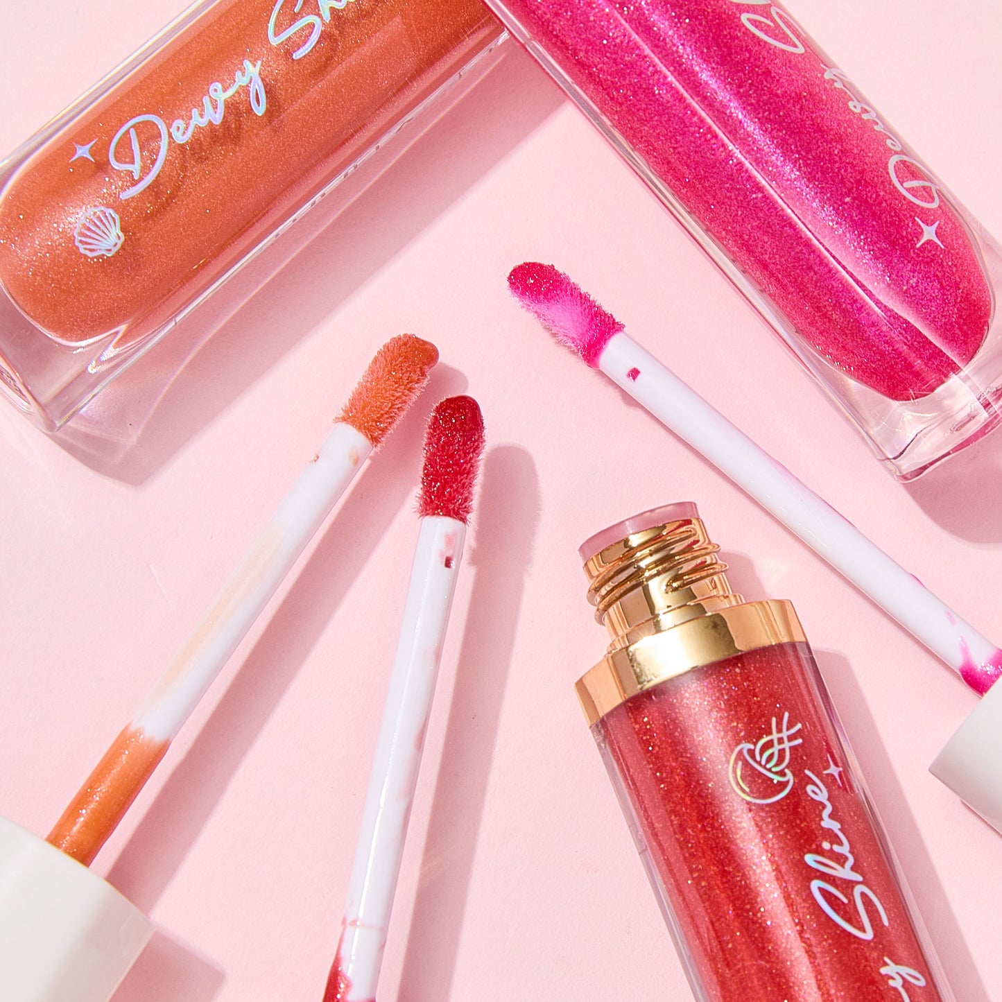 ULTRAMO 6 Colores Chapado oro Borde tuk Lip Gloss WC023