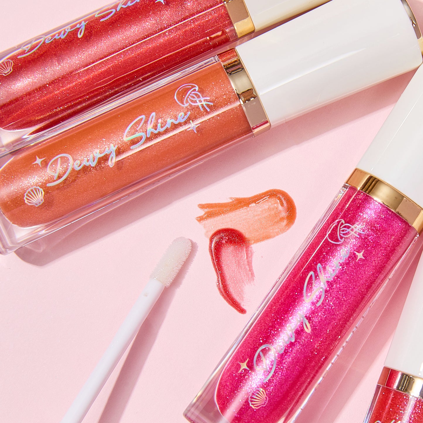 ULTRAMO 6 Colores Chapado oro Borde tuk Lip Gloss WC023