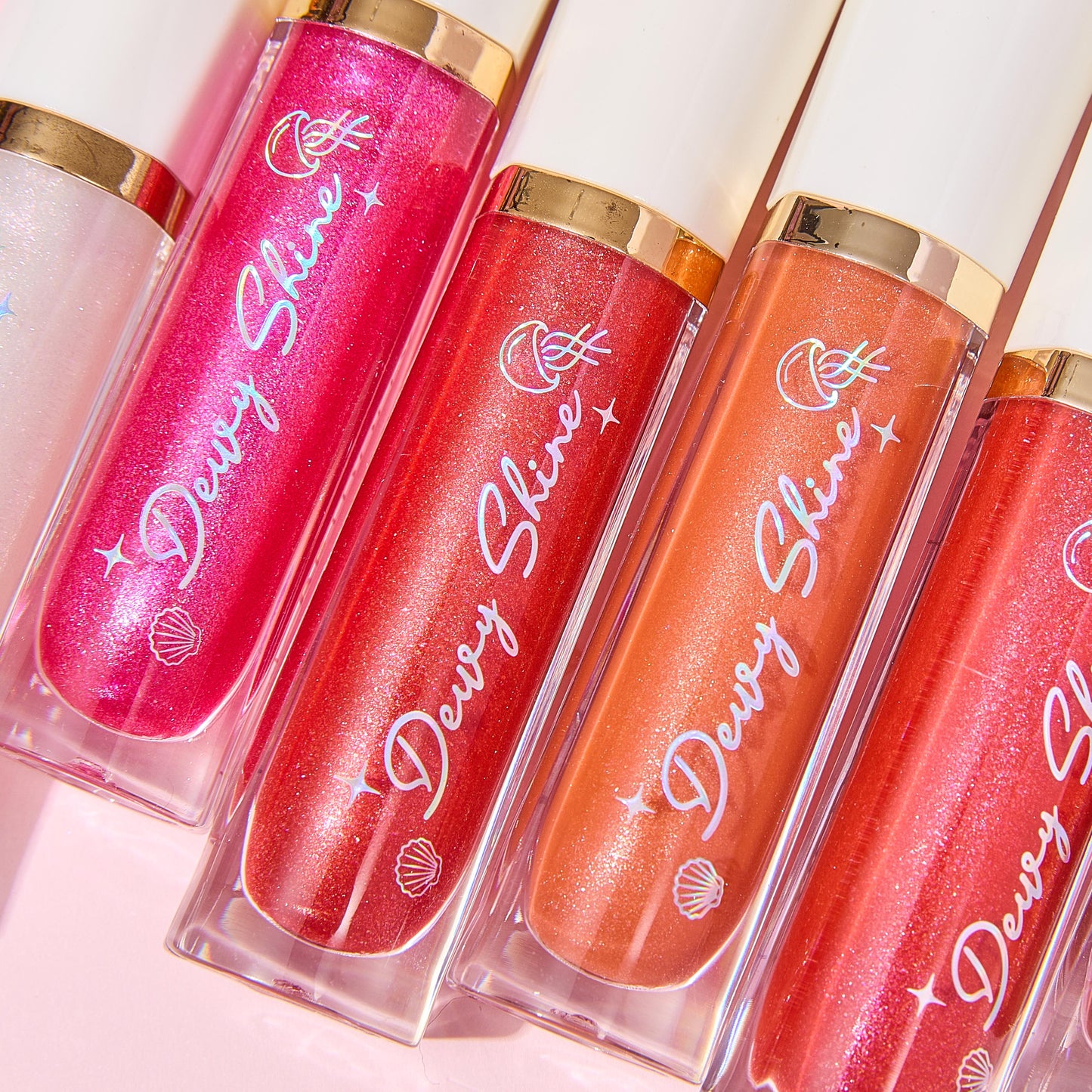 ULTRAMO 6 Colores Chapado oro Borde tuk Lip Gloss WC023