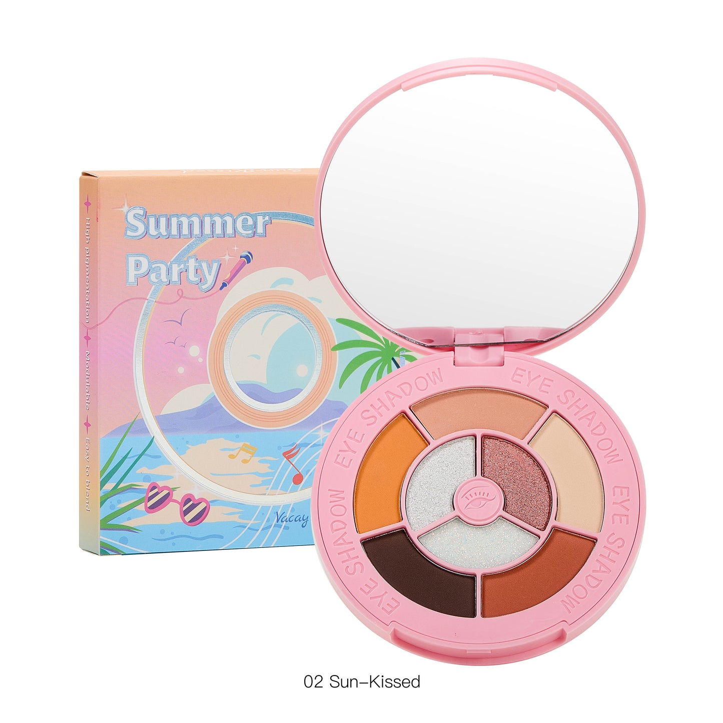 ULTRAMO 8 Colores Paleta de sombras Vacay WC025