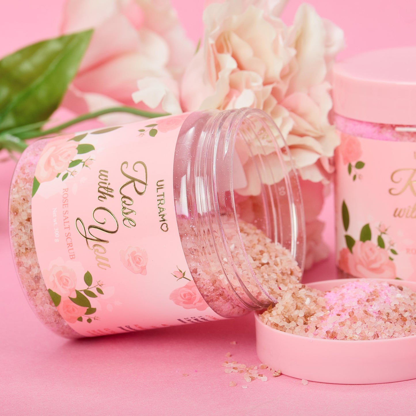 ULTRAMO Exfoliante de Sal Rosa 300g WC033