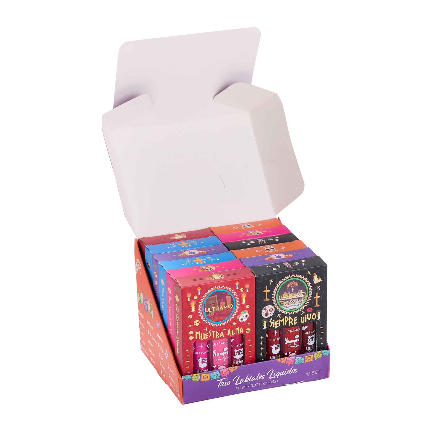 ULTRAMO Trío Labiales Líquidos WC052 El Día de los Muertos | Herramientas | Accesorios | Maquillaje | Regalo