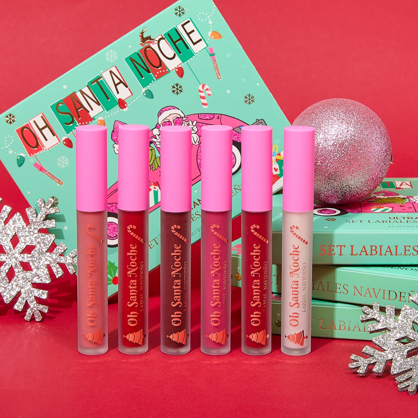 ULTRAMO 6PZ/Set Labiales Navideños WD039
