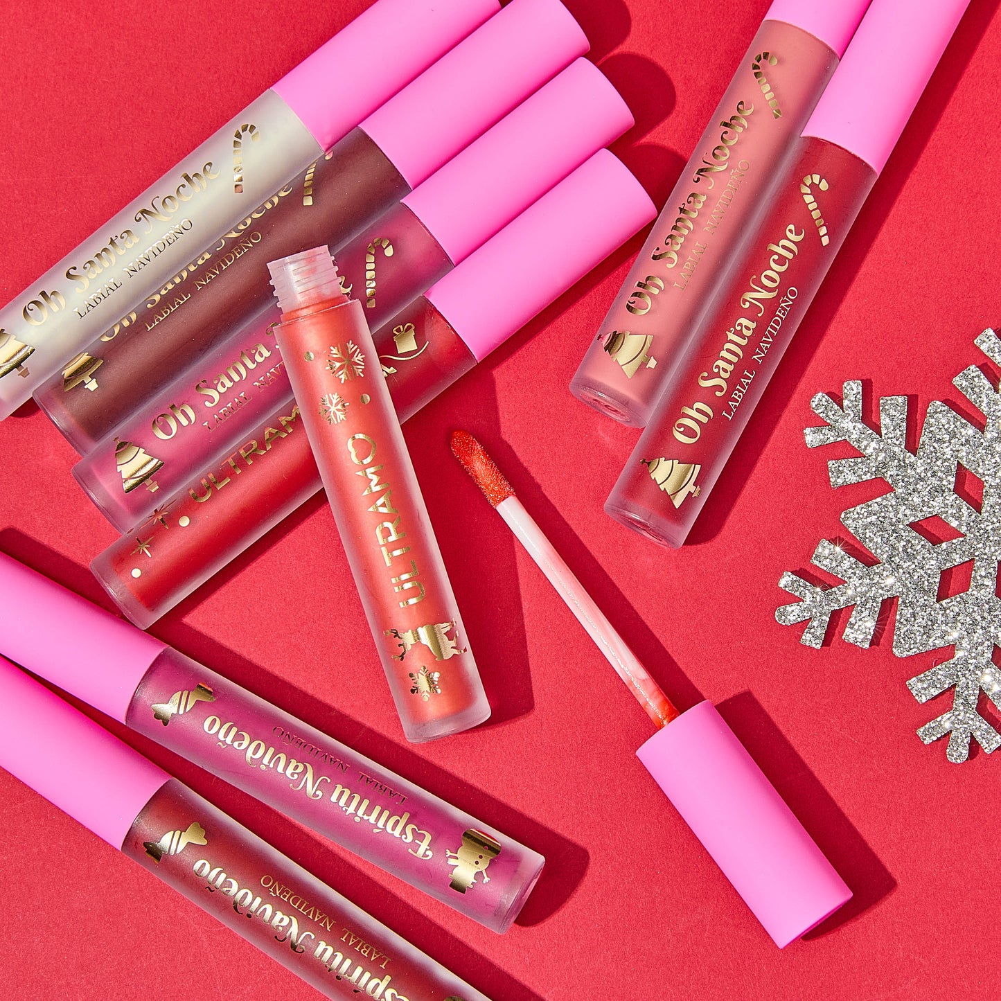 ULTRAMO 6PZ/Set Labiales Navideños WD039