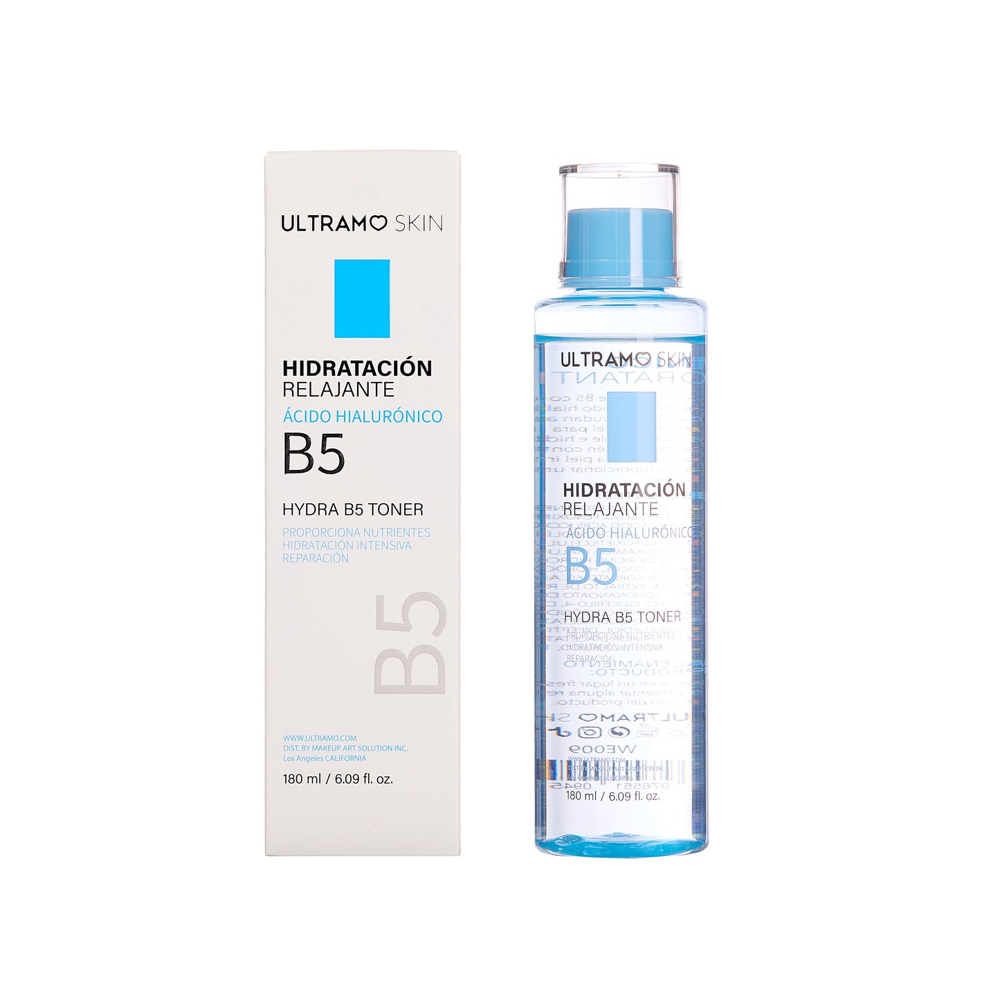 ULTRAMO SKINB5 Tónico Ácido Hialurónico 180ml Con Liner WE009