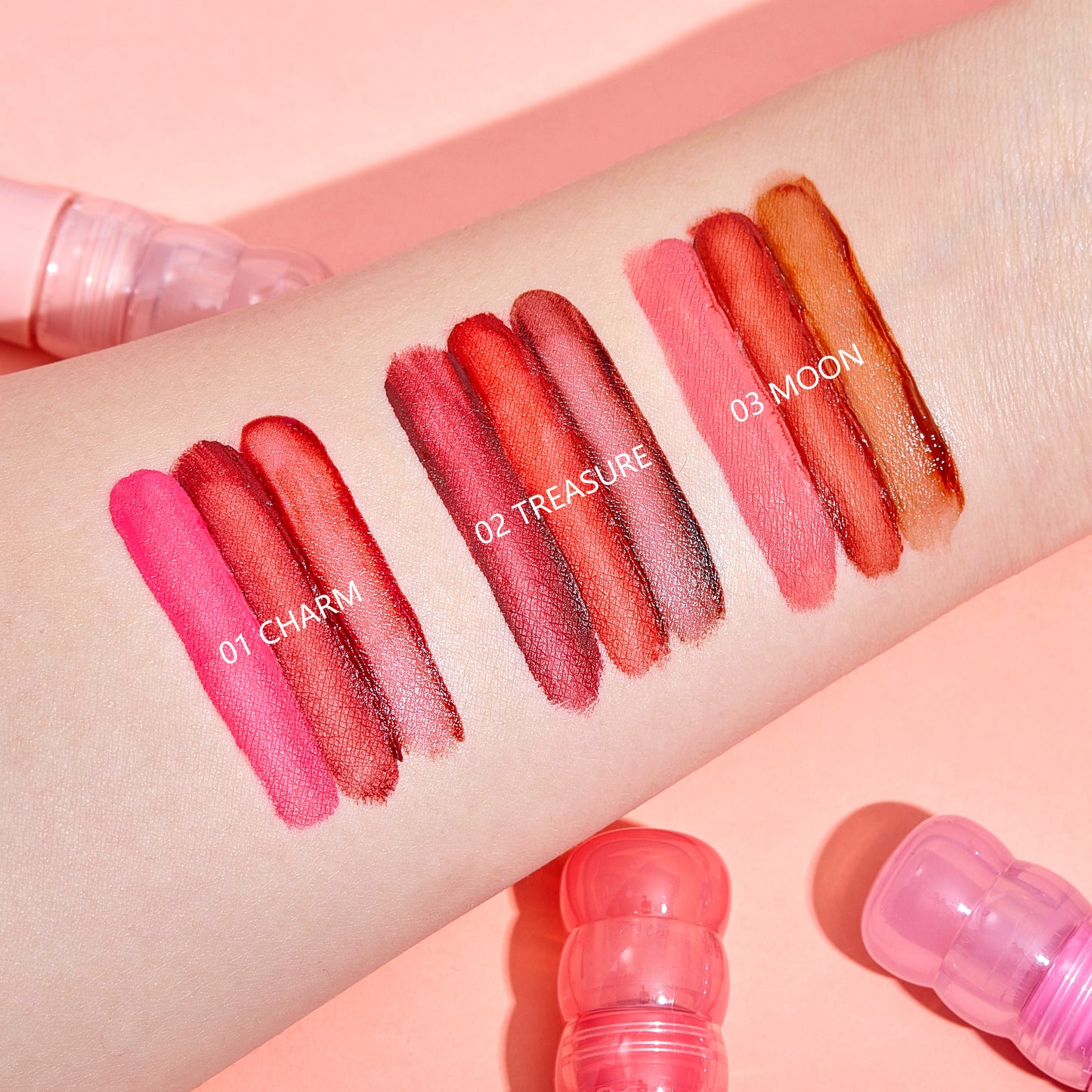ULTRAMO Sugarloaf Head Matte Hydration Lip Clay Trio Lip Gloss Set 3 juegos de colores WE038