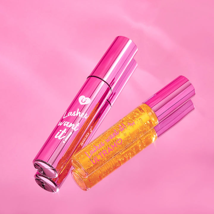 ULTRAMO Lashes Want it Mascara 14ml y suero de crecimiento de pestañas 16ml Set D2398