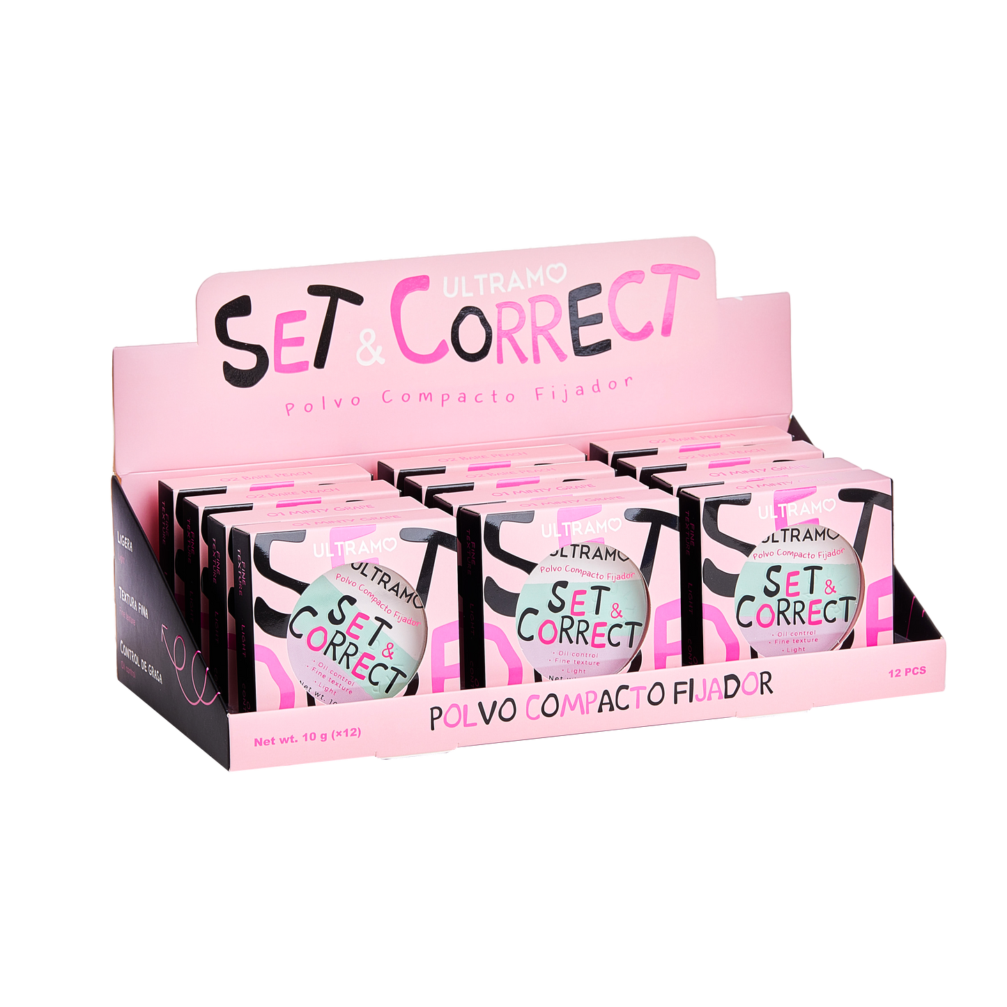 ULTRAMO Polvo Compacto Fijador FA008