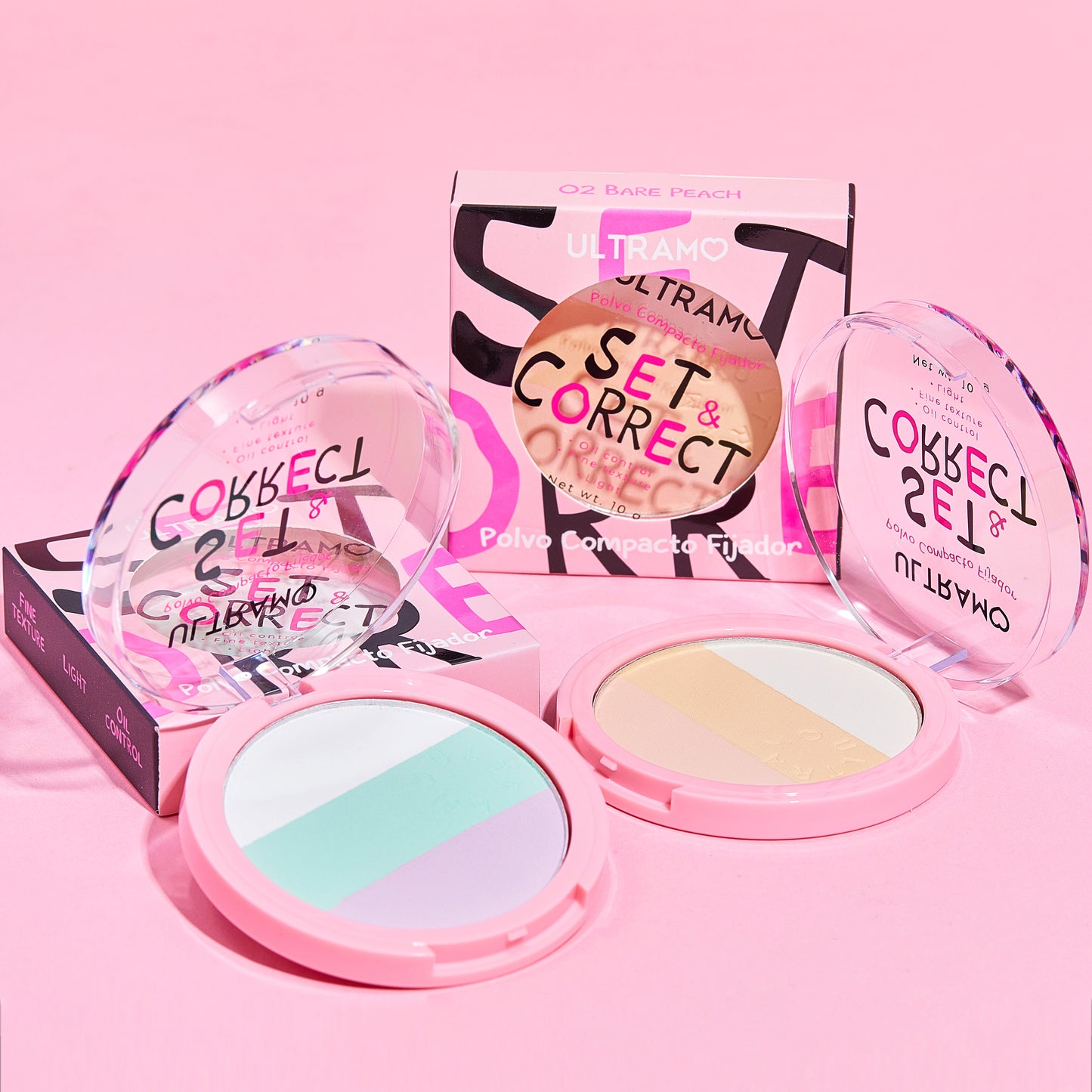 ULTRAMO Polvo Compacto Fijador FA008