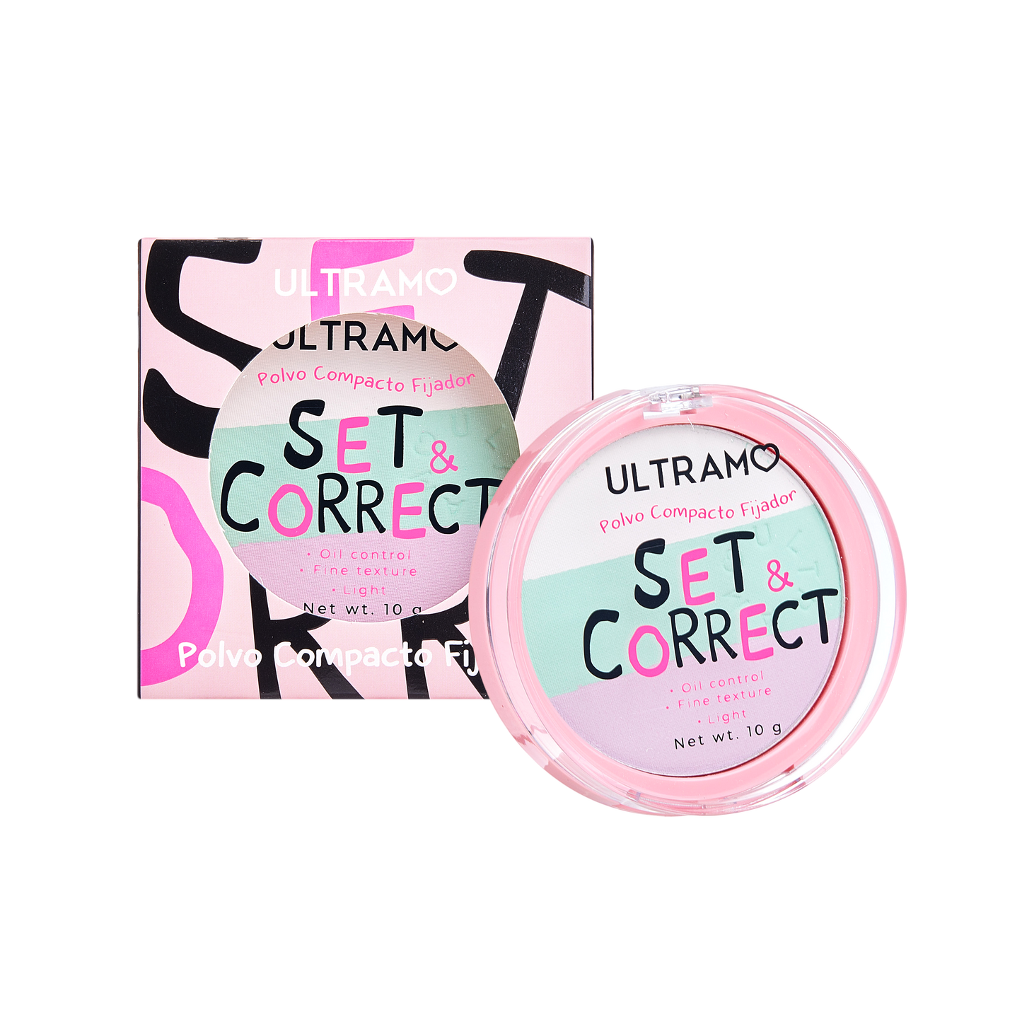 ULTRAMO Polvo Compacto Fijador FA008