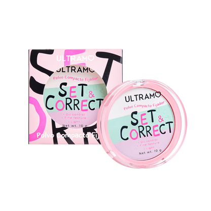 ULTRAMO Polvo Compacto Fijador FA008