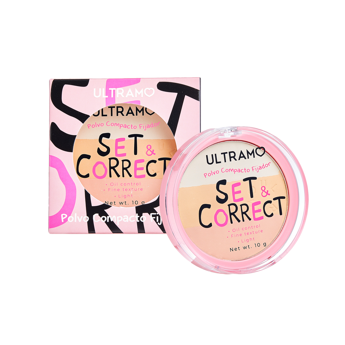 ULTRAMO Polvo Compacto Fijador FA008