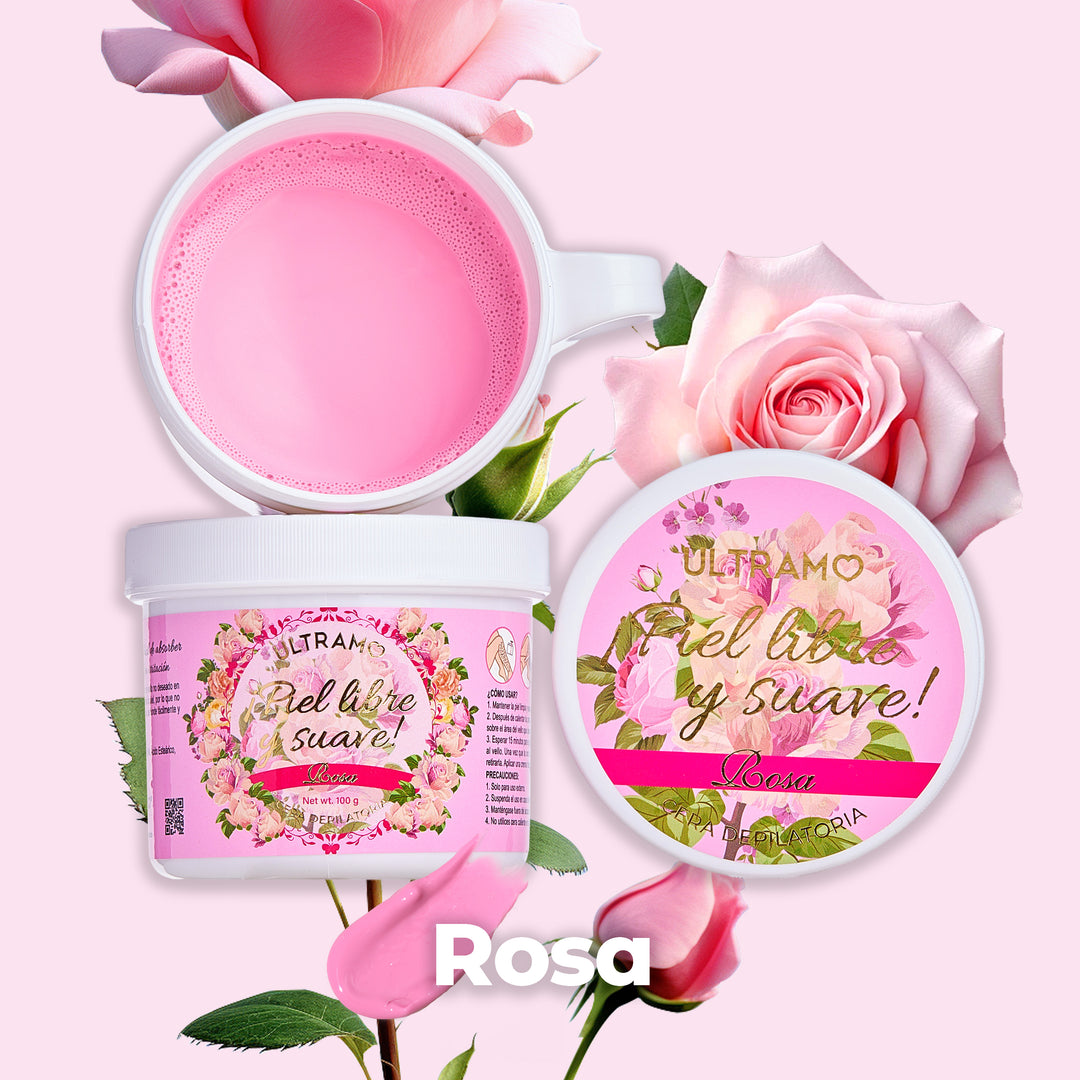 ULTRAMO Cera Depilatoria Suave FB004, FB005, FB006, FB007, Depilación Sin Dolor,Fácil Dne Calentar, Fórmula Suave Que Deja La Piel Limpia Y Suave,Para Cuerpo Completo Y Areas Sensibles,100g