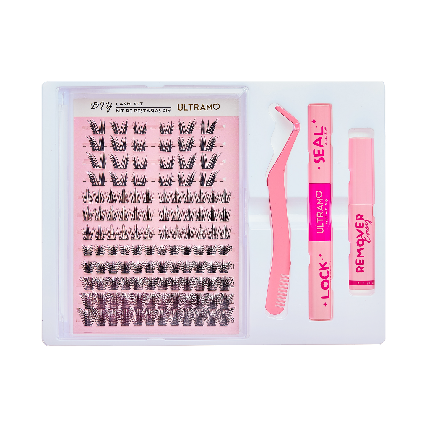 Kit de Pestañas DIY(Remover, Pegamento, Sellador) FB012