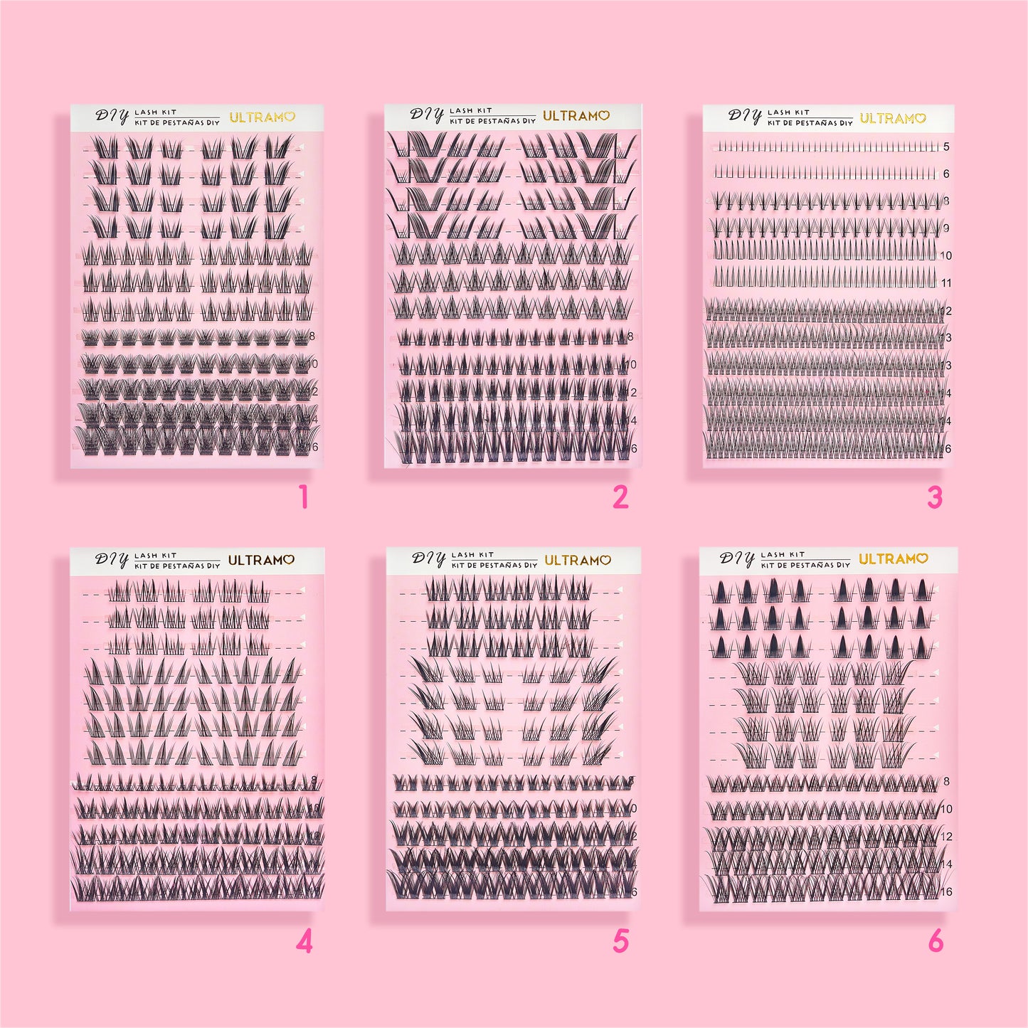 Kit de Pestañas DIY(Remover, Pegamento, Sellador) FB012