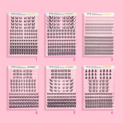 Kit de Pestañas DIY(Remover, Pegamento, Sellador) FB012