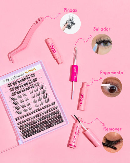 Kit de Pestañas DIY(Remover, Pegamento, Sellador) FB012