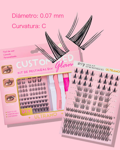 Kit de Pestañas DIY(Remover, Pegamento, Sellador) FB012