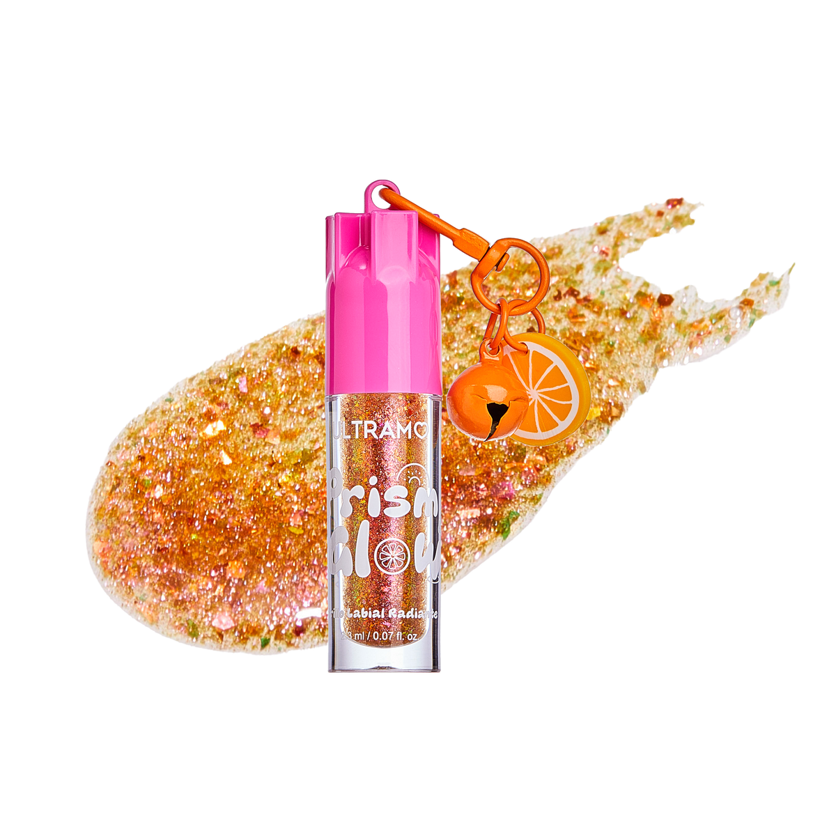 ULTRAMO FC037 tono 01 Sun Glitz, brillo labial con reflejos dorados