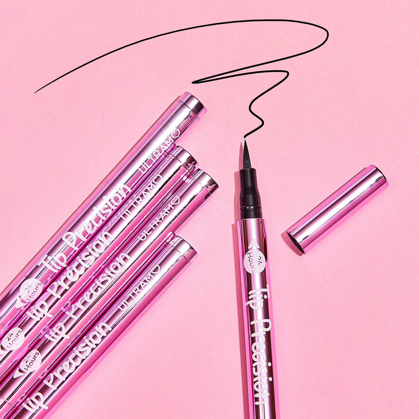 ULTRAMO Delineador de Ojos Negro Sedoso FC041