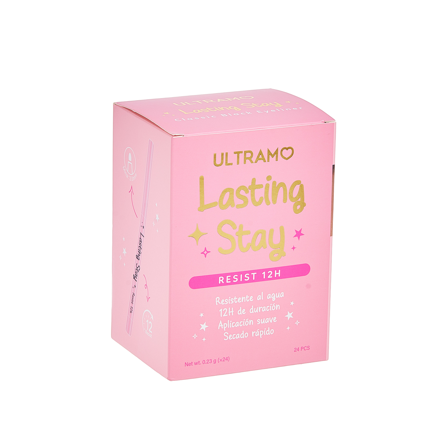 ULTRAMO Delineador de Ojos Negro Clásico FD004