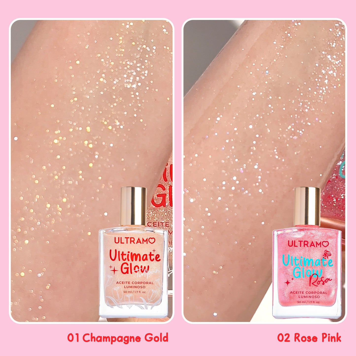 ULTRAMO Aceite Corporal Luminoso 50ml FD011