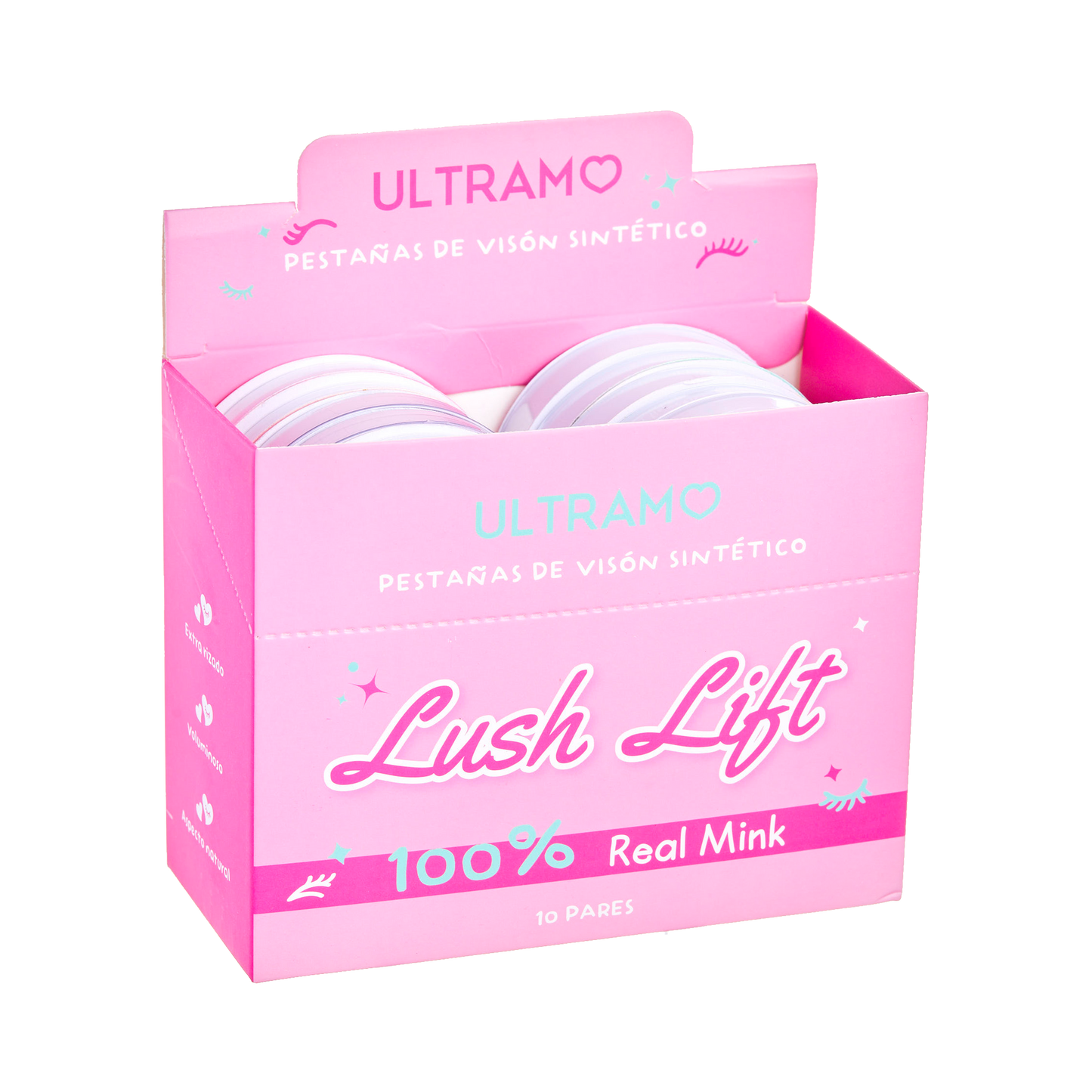 ULTRAMO Pestañas de Visón Sintético FH611
