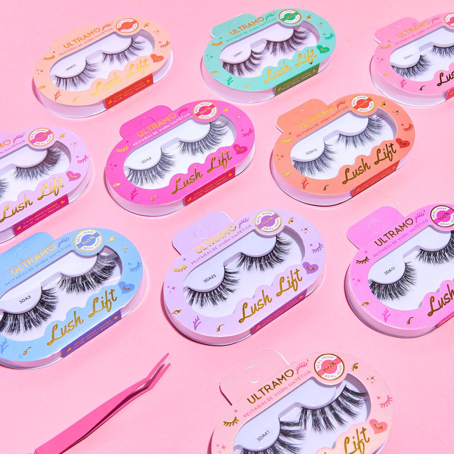 ULTRAMO Pestañas de Visón Sintético FH611