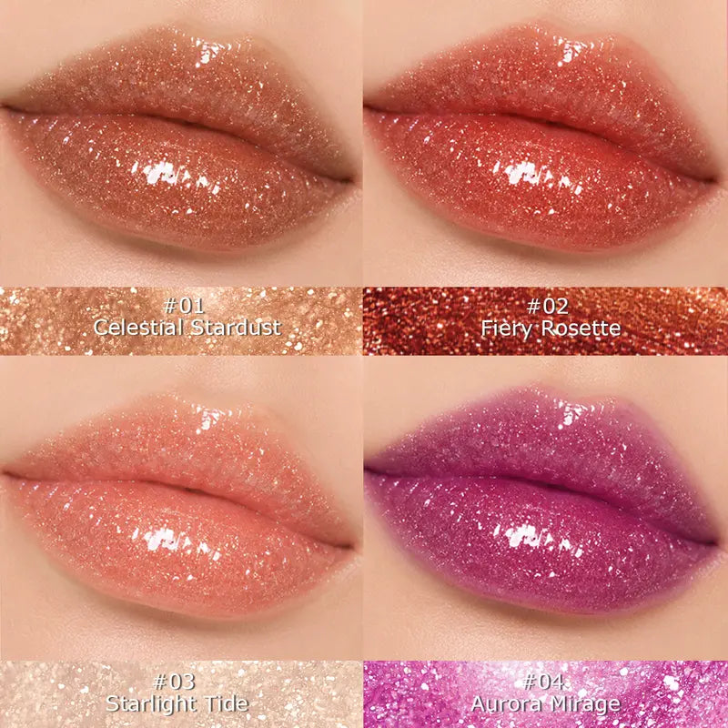 Tonos de Gloss ULTRAMO con destellos iridiscentes y reflejos perlados