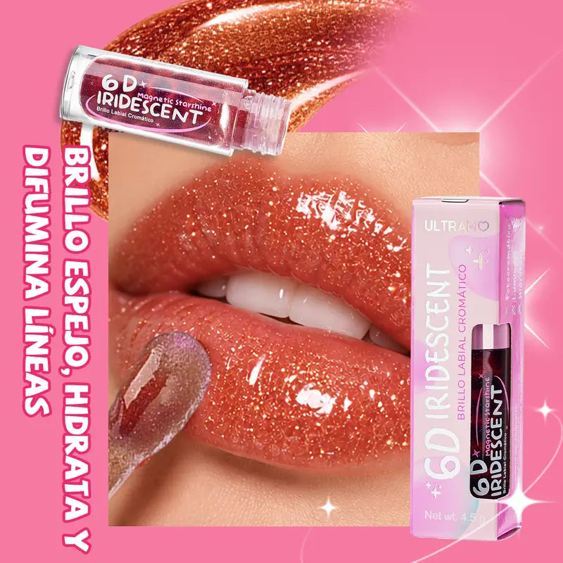 Gloss cromático ULTRAMO para crear un efecto Glass Lips