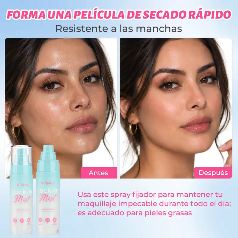 ULTRAMO Spray Fijador de Maquillaje FM081 – Piel Grasa, 100 ml