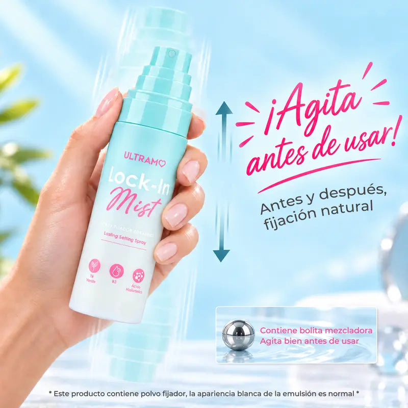 ULTRAMO Spray Fijador de Maquillaje FM081 – Piel Grasa, 100 ml