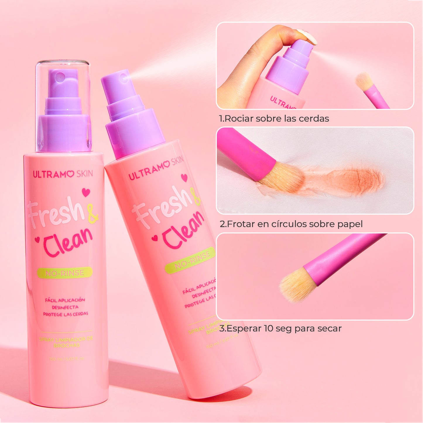 ULTRAMO Spray Limpiador de Brochas 150ml FP604