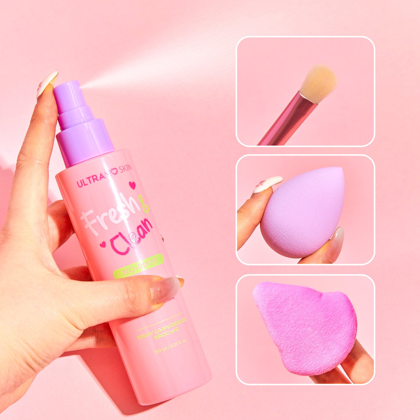 ULTRAMO Spray Limpiador de Brochas 150ml FP604