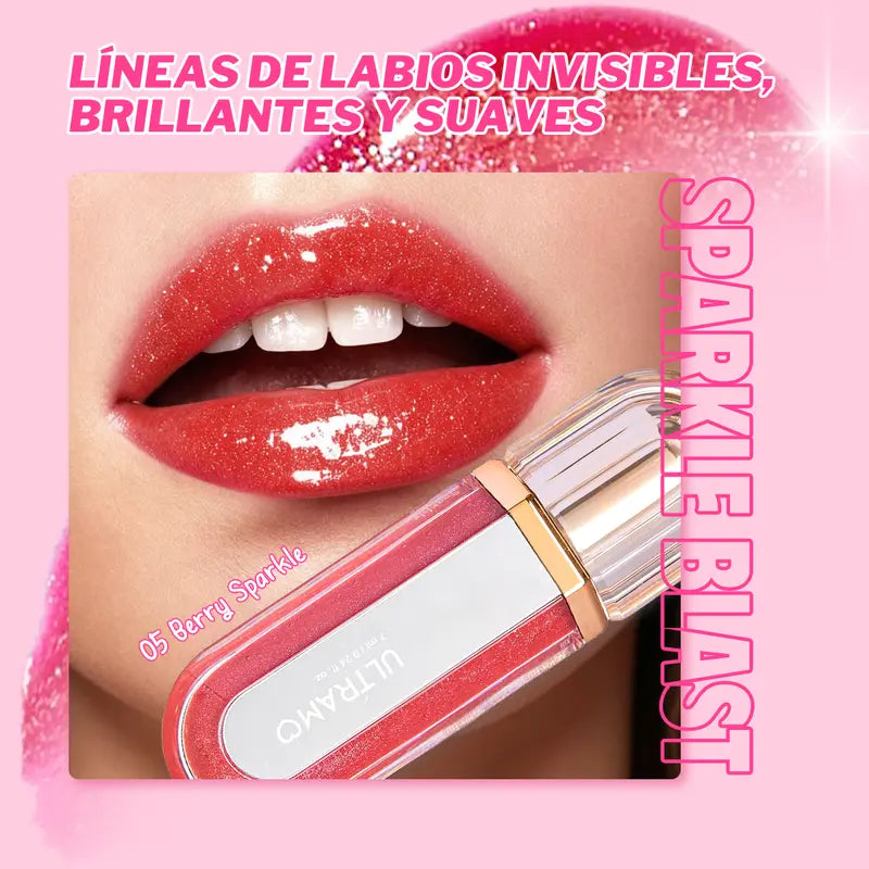 ULTRAMO Brillo Labial Luminoso FL074 – Hidratante, con Espejo