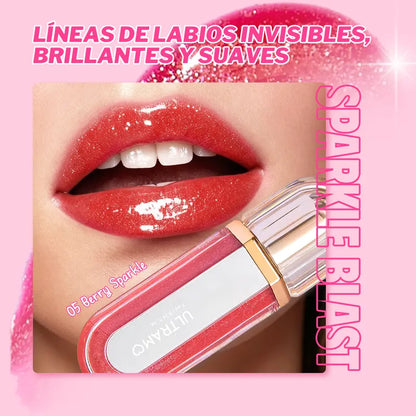 ULTRAMO Brillo Labial Luminoso FL074 – Hidratante, con Espejo