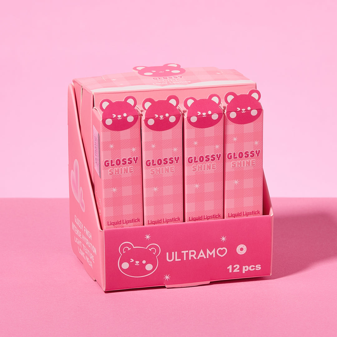 ULTRAMO Brillo Labial Con Forma de Osito y Efecto Acuoso N2303