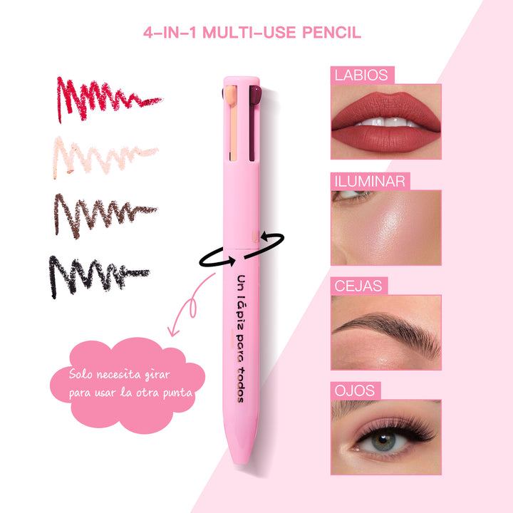 ULTRAMO Combination Pen For Eyebrows, Eyes and Lips 4 in 1 R2321