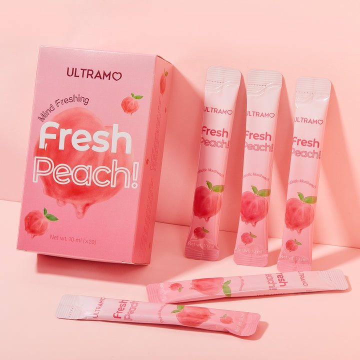 ULTRAMO Peach Mouthwash 10g * 20 Bags S2307
