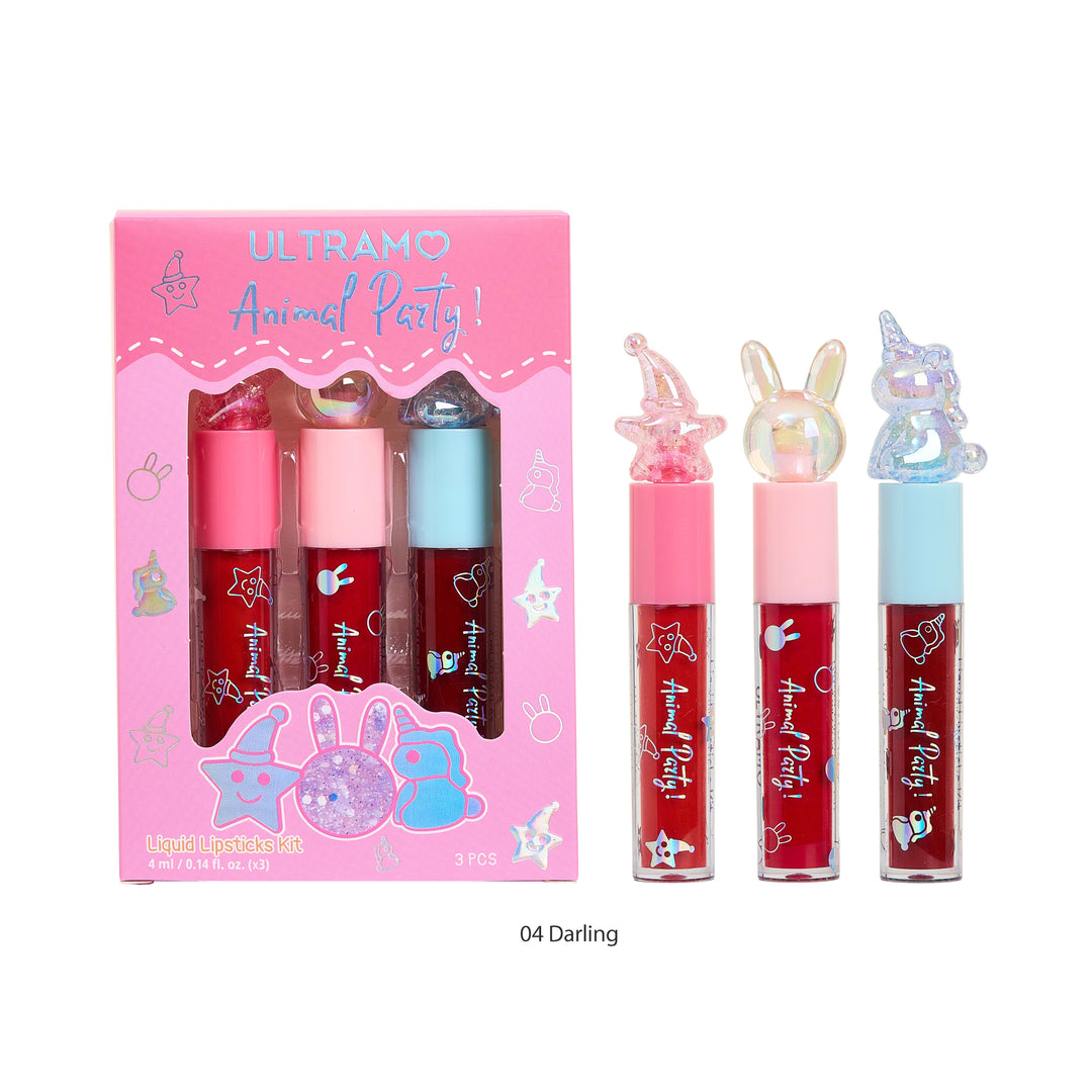 【CAJITA】ULTRAMO Kit de Labiales Líquidos 3 Piezas W2310