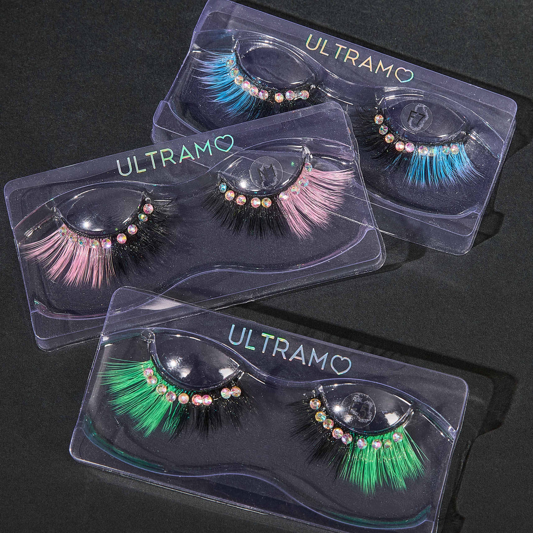 ULTRAMO 10 PZ Pestañas de Ensueño WA028 El Día de los Muertos | Herramientas | Accesorios | Maquillaje | Regalo