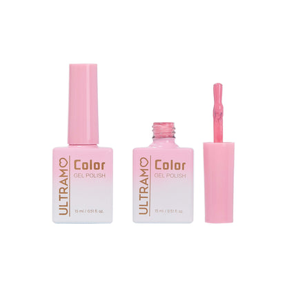ULTRAMO 62 Tonos Set de Esmaltes en Gel Incluye 1 Base, 1 Sellador, 1 Muestrario de Colores WA032