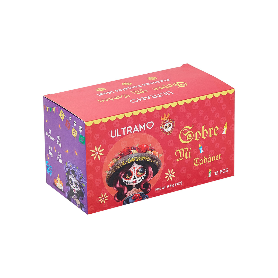 【CAJITA】ULTRAMO Pinturas Faciales Ideal WA043 El Día de los Muertos Herramientas y Accesorios de Maquillaje Regalo