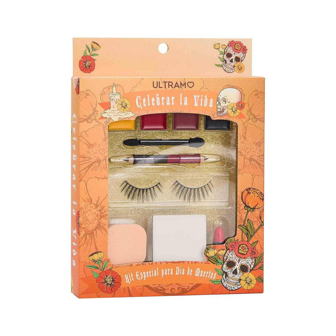 【Colores Aleatorios】ULTRAMO Kit Especial para Día de Muertos WC021 El Día de los Muertos Herramientas y Accesorios de Maquillaje Regalo