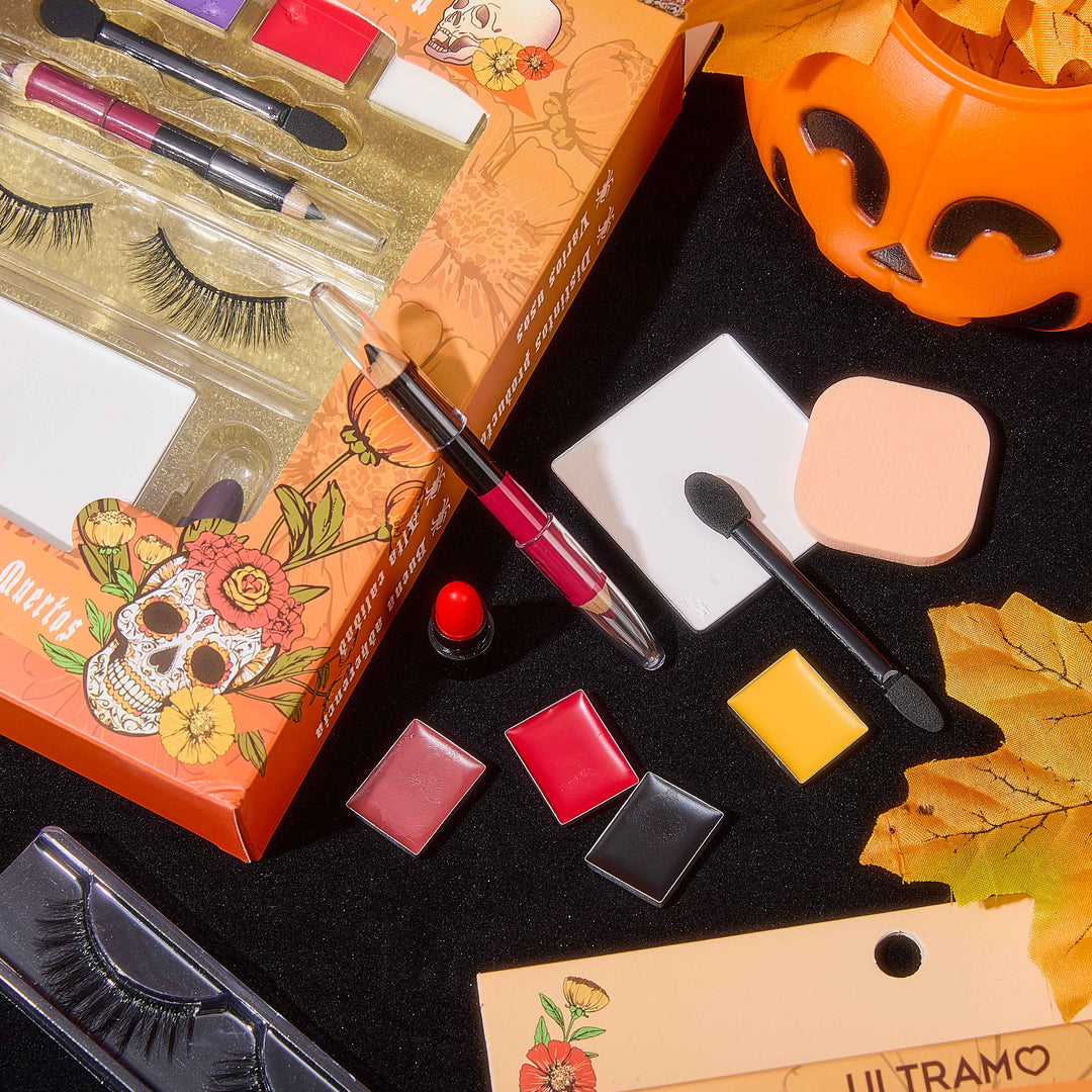 【Colores Aleatorios】ULTRAMO Kit Especial para Día de Muertos WC021 El Día de los Muertos Herramientas y Accesorios de Maquillaje Regalo